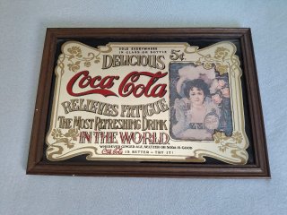 Espejo Coca-Cola Delicious Antiguo