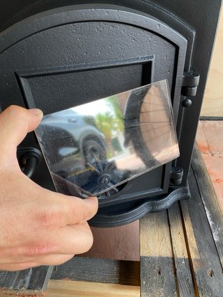 Estufa de leña mini