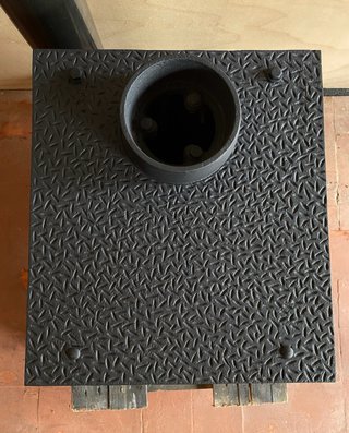 Estufa de leña mini