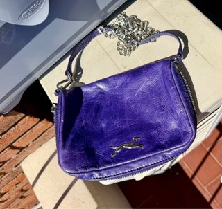 Bolso Bimba y Lola piel vacuno violeta