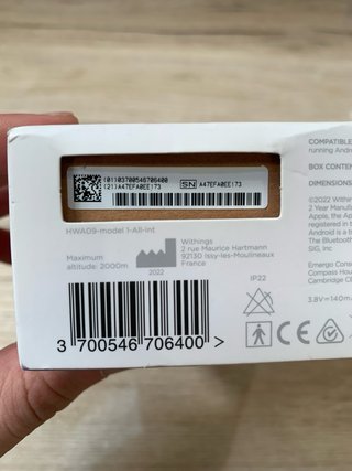 Reloj Híbrido ECG Withings Scanwatch 38mm