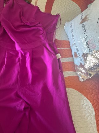 Mono fucsia de fiesta