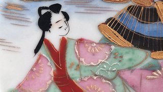 3 Platos Porcelana Japonesa Moriage, más 100 años