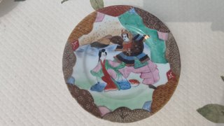 3 Platos Porcelana Japonesa Moriage, más 100 años