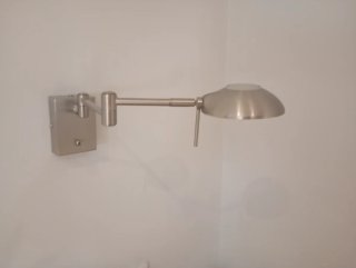 2 Apliques de Pared Plateados