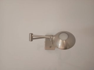 2 Apliques de Pared Plateados
