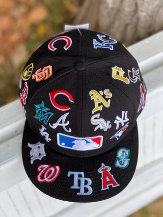 Gorra MLB Multimarca Negra 7.1/2