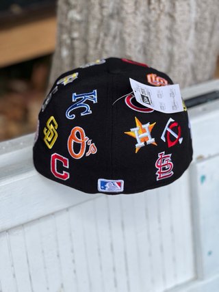 Gorra MLB Multimarca Negra 7.1/2