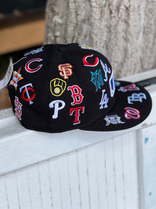 Gorra MLB Multimarca Negra 7.1/2