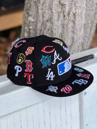Gorra MLB Multimarca Negra 7.1/2