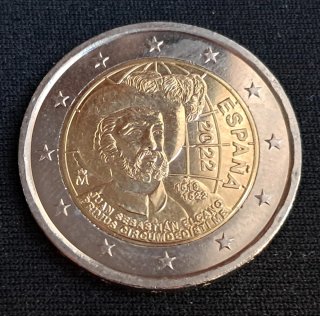 Moneda 2€ España 2022 Elcano