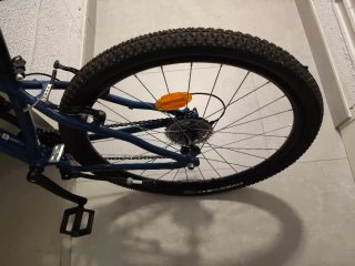 Bicicleta infantil azul Rockrider 500