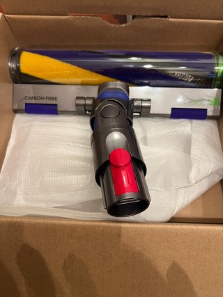 Cabezal Optic aspiradora Dyson V15 y empuñadura