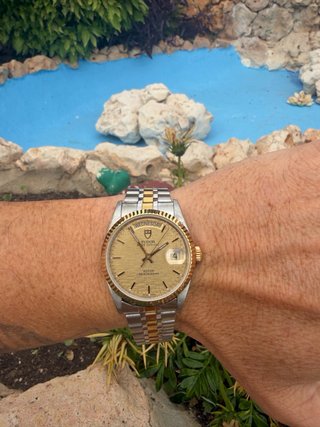 Tudor Prince Date Day 76213 Oro/Plata