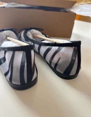 Bailarinas MNG Malla Rayas Cebra Talla 36
