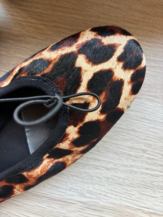 Bailarinas Mango Piel Leopardo