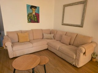 Sofá esquinero IKEA beige