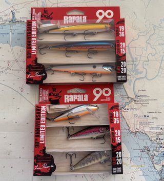Lote 2 Kits Rapala 90 Aniversario Especial EEUU
