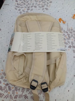 Mochila Térmica Beige y Plateada nueva