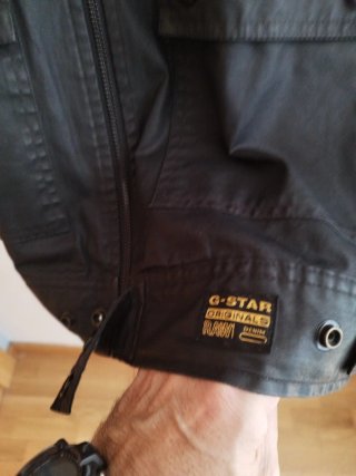 Chaqueta G-STAR RAW Polipiel Negra Talla L
