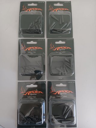 30 Clips y 30 Tubos Montajes Pesca Carpa