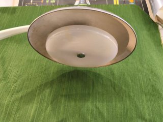 Lámpara Fase Boomerang 64 Plata y Blanco