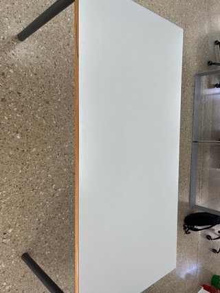 Mesa grande colegio metal madera