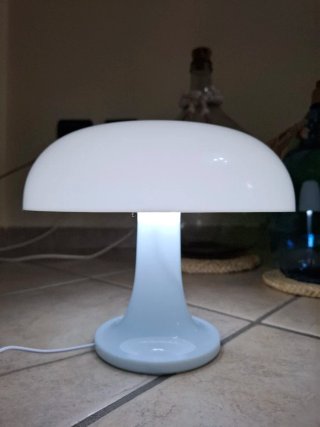 Lampada Fungo Bianca Effetto Vintage Simil Ikea