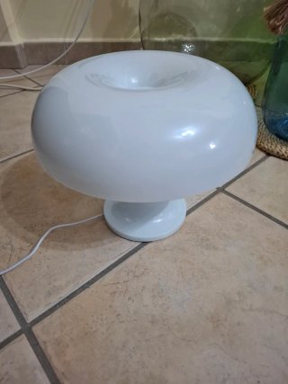 Lampada Fungo Bianca Effetto Vintage Simil Ikea