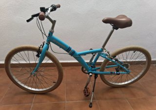 Bicicleta BTWIN Poply 300 24 Azul