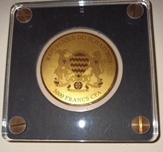 Moneda Oro 24k Big Five León