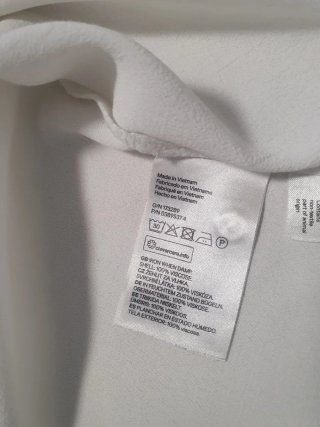 Camiseta H&M Blanca Talla 36