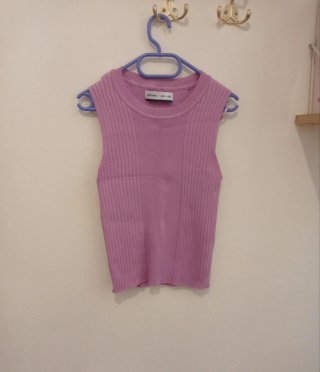 Top sin mangas Lefties rosa Talla XS