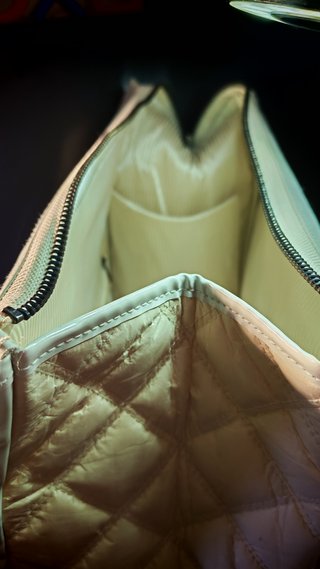 Bolso Pepe Jeans Acolchado Beige/Blanco