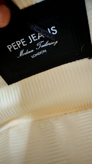 Bolso Pepe Jeans Acolchado Beige/Blanco