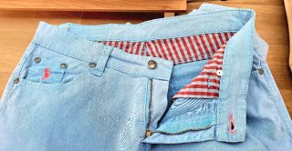 Pantalón chino azul primavera/verano