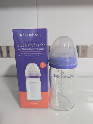 Biberón Lansinoh NaturalWave 160ml
