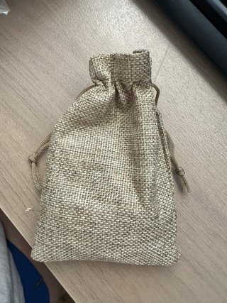 Bolsitas de tela con animales de la selva y lisas.