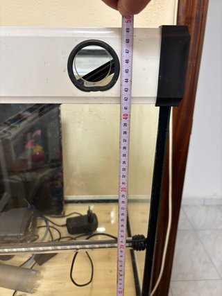 Acuario grande como TV 43 pulgadas
