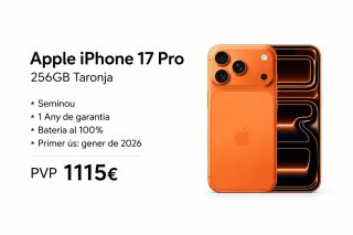 iPhone 17 Pro 256GB Naranja Seminuevo