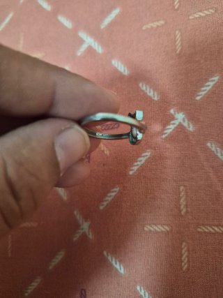 Anillo Plata Ajustable Gato