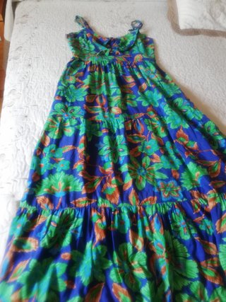 Vestido largo estampado floral