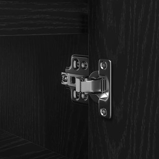 Mueble para Lavabo con Cajones 90×34,5×60 cm Negro