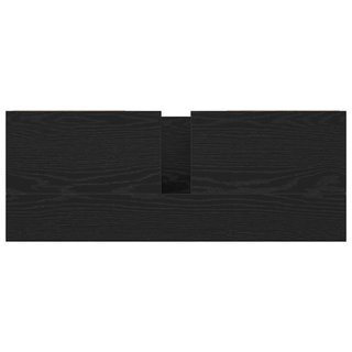 Mueble para Lavabo con Cajones 90×34,5×60 cm Negro