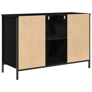 Mueble para Lavabo con Cajones 90×34,5×60 cm Negro
