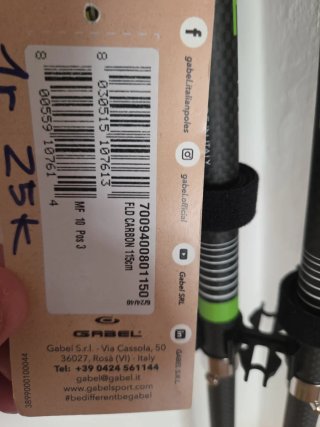 Bastones de carbono desmontables