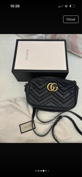 Borsa Gucci Marmont Nera.