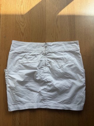 Falda Blanca de Zara