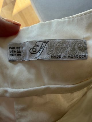 Falda Blanca de Zara