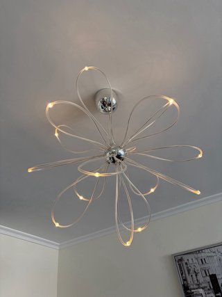 Lámpara LED Cálida Techo Diseño Flor
